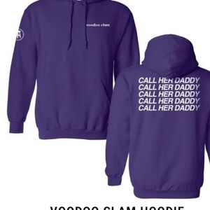 Call Her Daddy Original Voodoo Clam Hoodie Sz Medium
